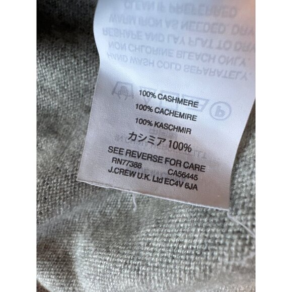 J.Crew Italian-Spin Cashmere Sweater XS Light Gray - Picture 3 of 4